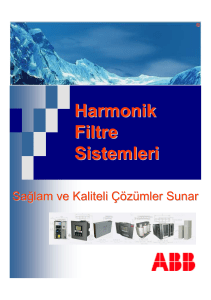 Harmonik Filtre Sistemleri - SAN