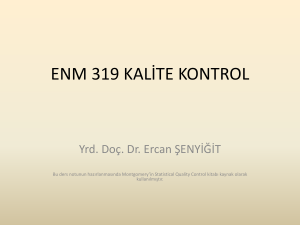 ENM 319 KALİTE KONTROL