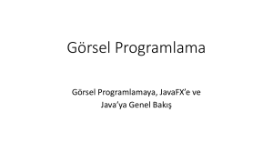 Görsel Programlama