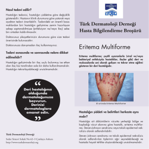 Eritma Multiforme - Türk Dermatoloji Derneği