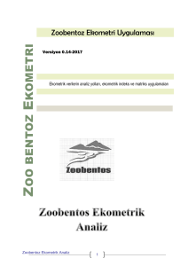 Zoobentoz Ekometri Uygulaması