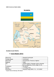 Ruanda Ülke Raporu