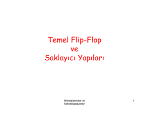 Temel Flip-Flop ve Saklayıcı Yapıları