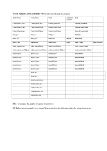 EX1: investigate the graphic programs listed above EX 2) Investigate