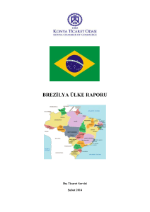 Brezilya Ülke Raporu - Konya Ticaret Odası