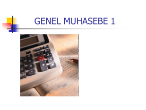 GENEL MUHASEBE 1