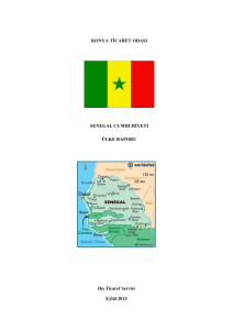 Senegal Ülke Raporu - Konya Ticaret Odası