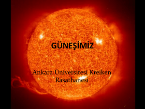 Güneş - Ankara Üniversitesi Kreiken Rasathanesi