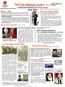 Tarih ve Edebiyat Gazetesi