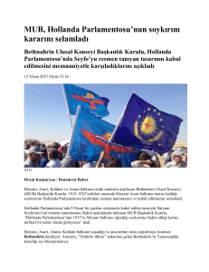 Süryani, Ermeni ve Rumlara yapılan soykırımı kabul etti