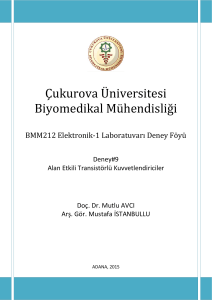 Çukurova Üniversitesi Biyomedikal Mühendisliği