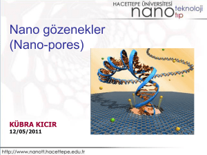 Biyolojik nanoporlar: gramicidin A, alfa hemolyzn iyon