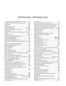 2013 Konu Dizini - 2013 Subject Index