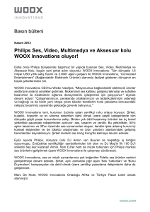 Philips Ses, Video, Multimedya ve Aksesuar kolu WOOX Innovations