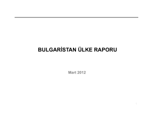 bulgaristan ülke raporu