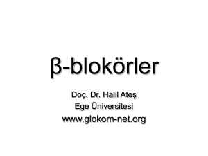 β-blokerler - glokom-net