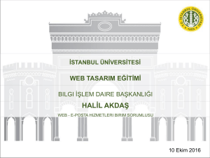 web sitesi - Hata - İstanbul Üniversitesi