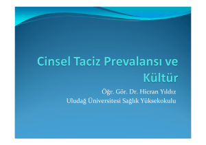 Öğr. Gör. Dr. Hicran Yıldız Uludağ Üniversitesi Sağlık Yüksekokulu