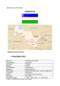 Özbekistan Ülke Raporu