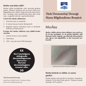 Morfea - Türk Dermatoloji Derneği