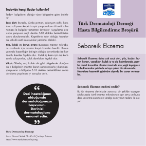 Seboreik Ekzema - Türk Dermatoloji Derneği