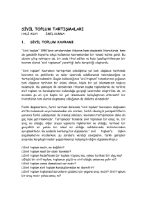 sivil toplum tartışmaları - İstanbul Bilgi Üniversitesi | Sivil Toplum