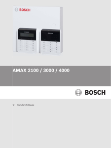 AMAX 2100/3000/4000 IG - Bosch Security Systems