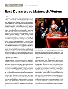 René Descartes ve Matematik Yöntem