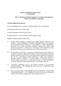 konsey direktifi 2004/113/ec