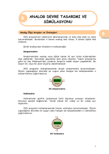 analog devre tasarımı ve simülasyonu