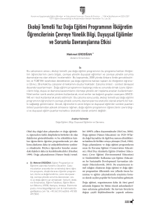 Türkçe PDF - Kuram ve Uygulamada Eğitim Bilimleri (KUYEB)