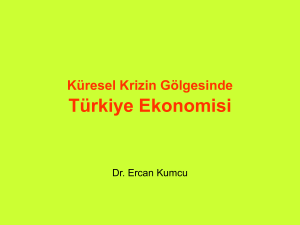 Küresel Krizin Gölgesinde Türkiye Ekonomisi