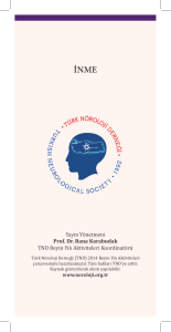 Yayın Yönetmeni Prof. Dr. Rana Karabudak TND Beyin Yılı
