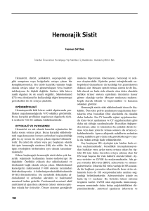 Hemorajik Sistit - Türk Hematoloji Derneği
