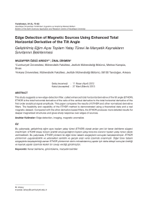 Edge Detection of Magnetic Sources Using Enhanced