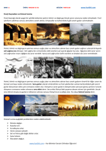 6. Sınıf Fen Bilimleri Enerji Kaynakları ve Küresel Isınma Konu Anlatımı