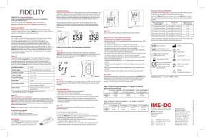 IME-DC FIDELITY Kan şekeri ölçüm stripleri kullanma kılavuzu | PDF