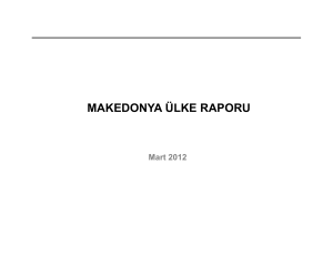makedonya ülke raporu