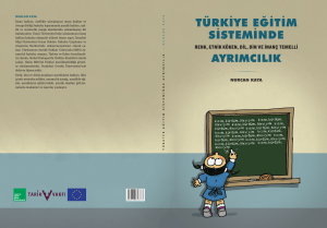 Türkiye Eğitim Sisteminde Renk, Etnik Köken, Dil, Din ve İnanç