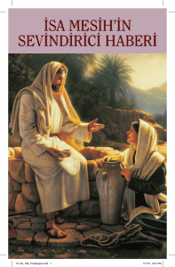 İsa Mesİh`İn sevİndİrİcİ haberİ