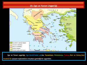 10. Ege ve Yunan Uygarlığı
