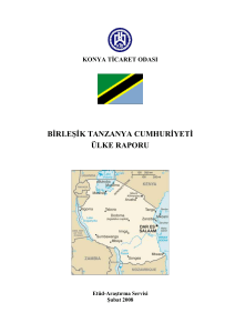 Tanzanya Ülke Raporu - Konya Ticaret Odası