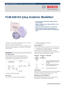 FLM‑420‑O2 Çıkış Arabirim Modülleri