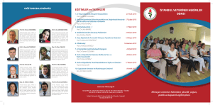 İVHO 2013 Eğitim Broşürü - İstanbul Veteriner Hekimler Odası