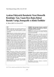 04-Ayaktan Psikiyatrik - Turkish Journal of Psychiatry