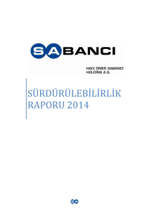 sürdürülebilirlik raporu 2014