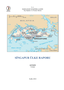 singapur ülke raporu - Karacadağ Kalkınma Ajansı