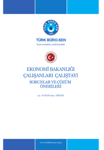 ekonomi bakanligi.indd - Türk Büro-Sen