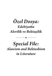 Özel Dosya: Special File: