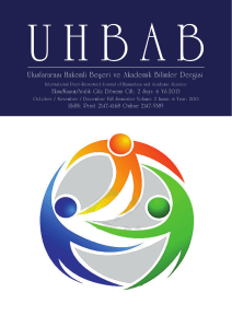 UHBAB Uluslararası Hakemli Beşeri ve Akademik Bilimler Dergisi